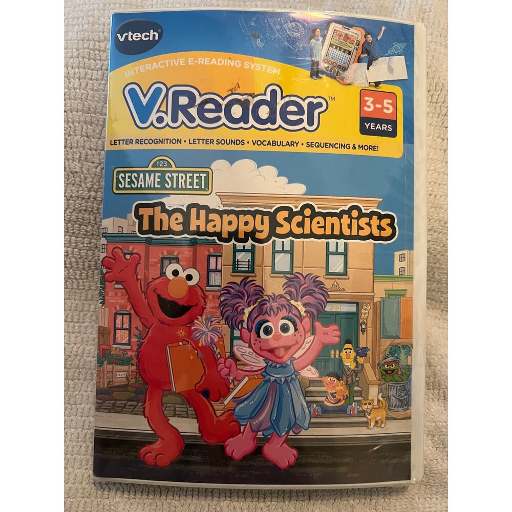 NEW VTech VReader Sesame Street Happy Scientist